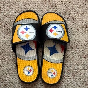 Men’s slide sandals - Pittsburgh Steelers